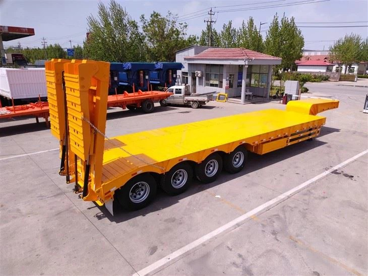 Heavy Duty Low Bed Semi Trailer for Cameroon